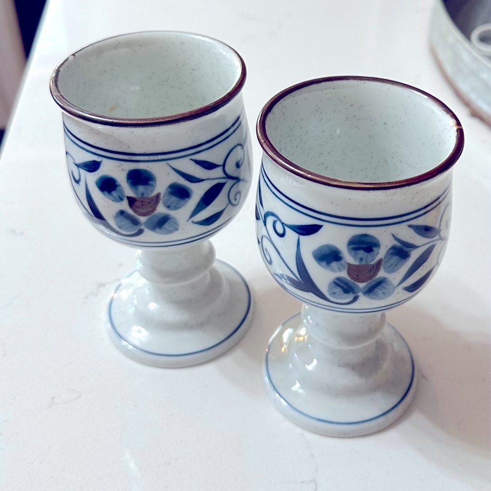 2 Vintage Otigari Goblets